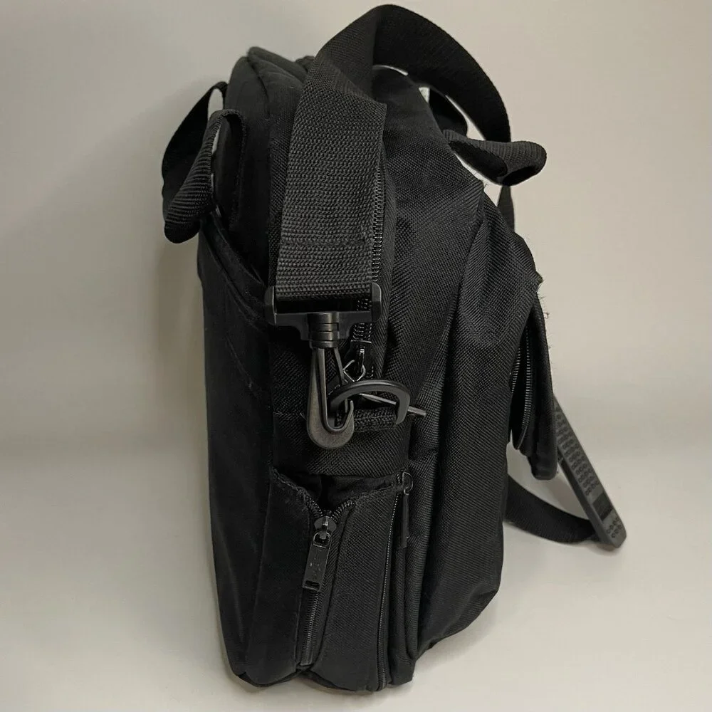 Vintage BLM Bureau of Land Management Bag Black Briefcase Laptop Carry-On